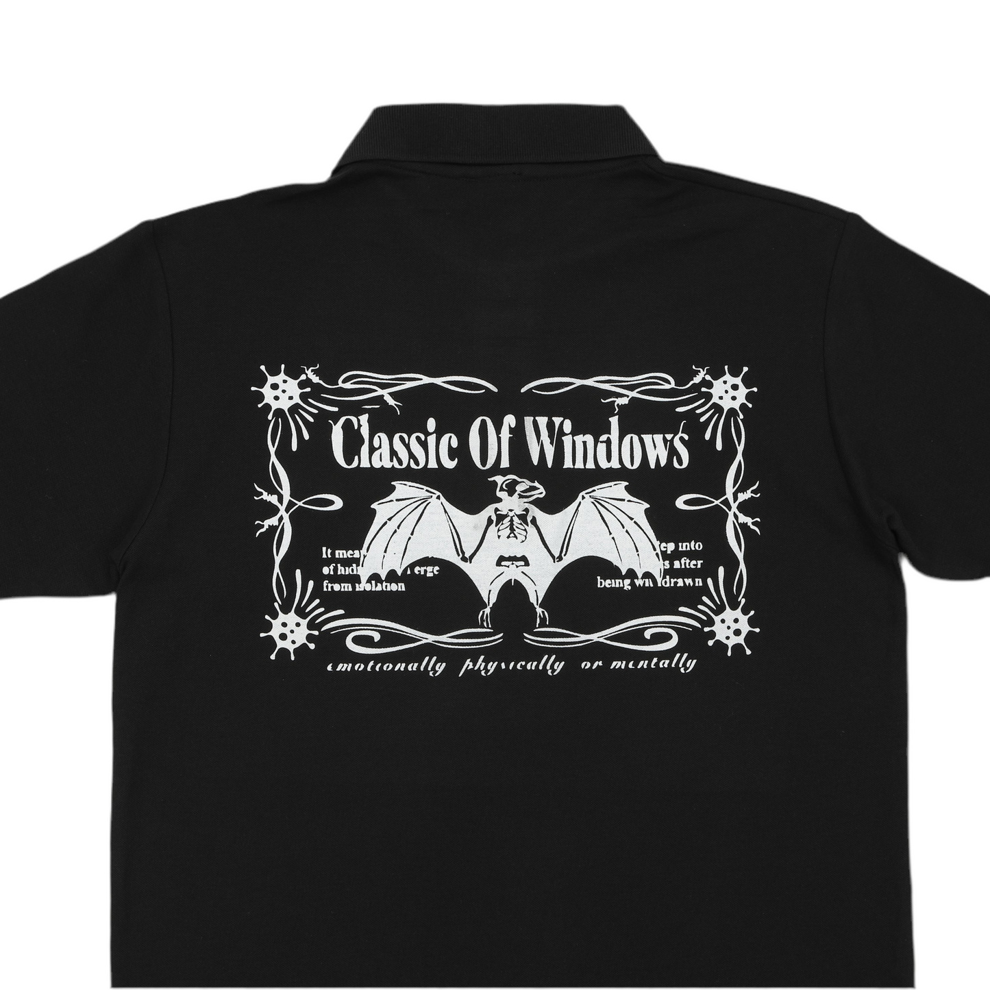 BAT POLO SHIRT BLACK