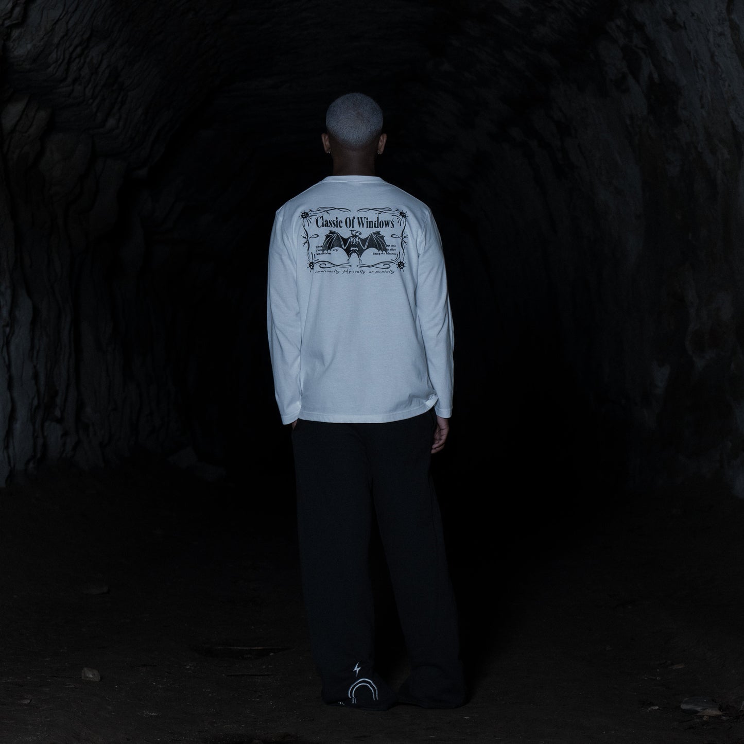 BAT LONG SLEEVE T-SHIRT WHITE