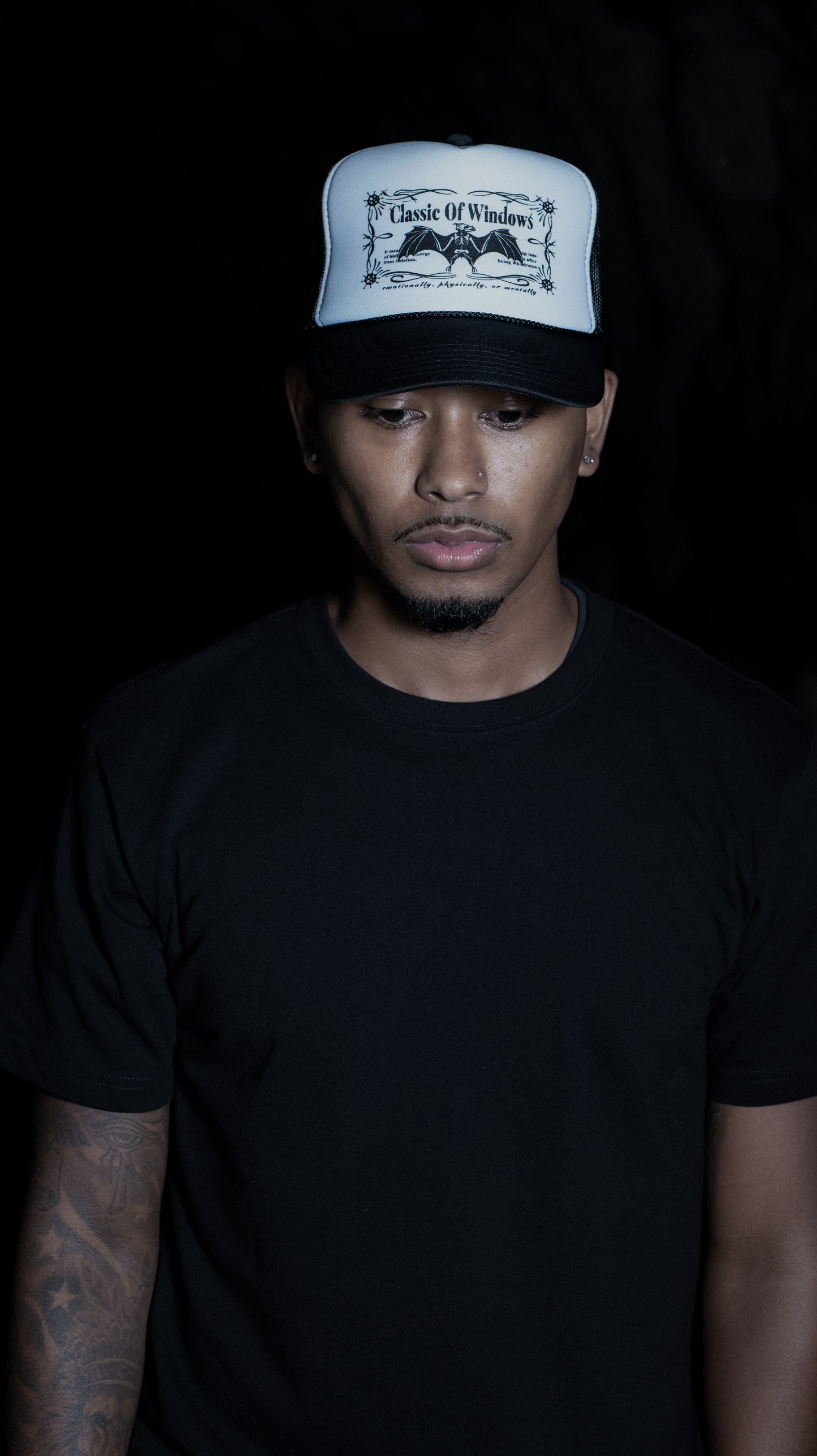 BAT MESH CAP WHITE