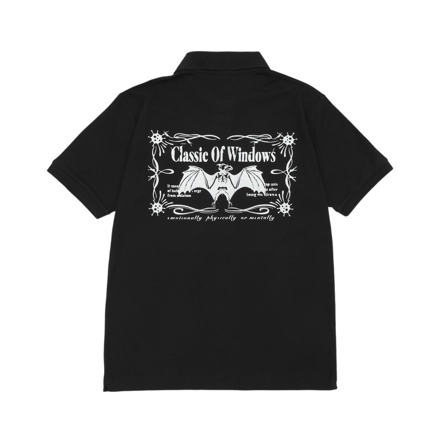 BAT POLO SHIRT BLACK