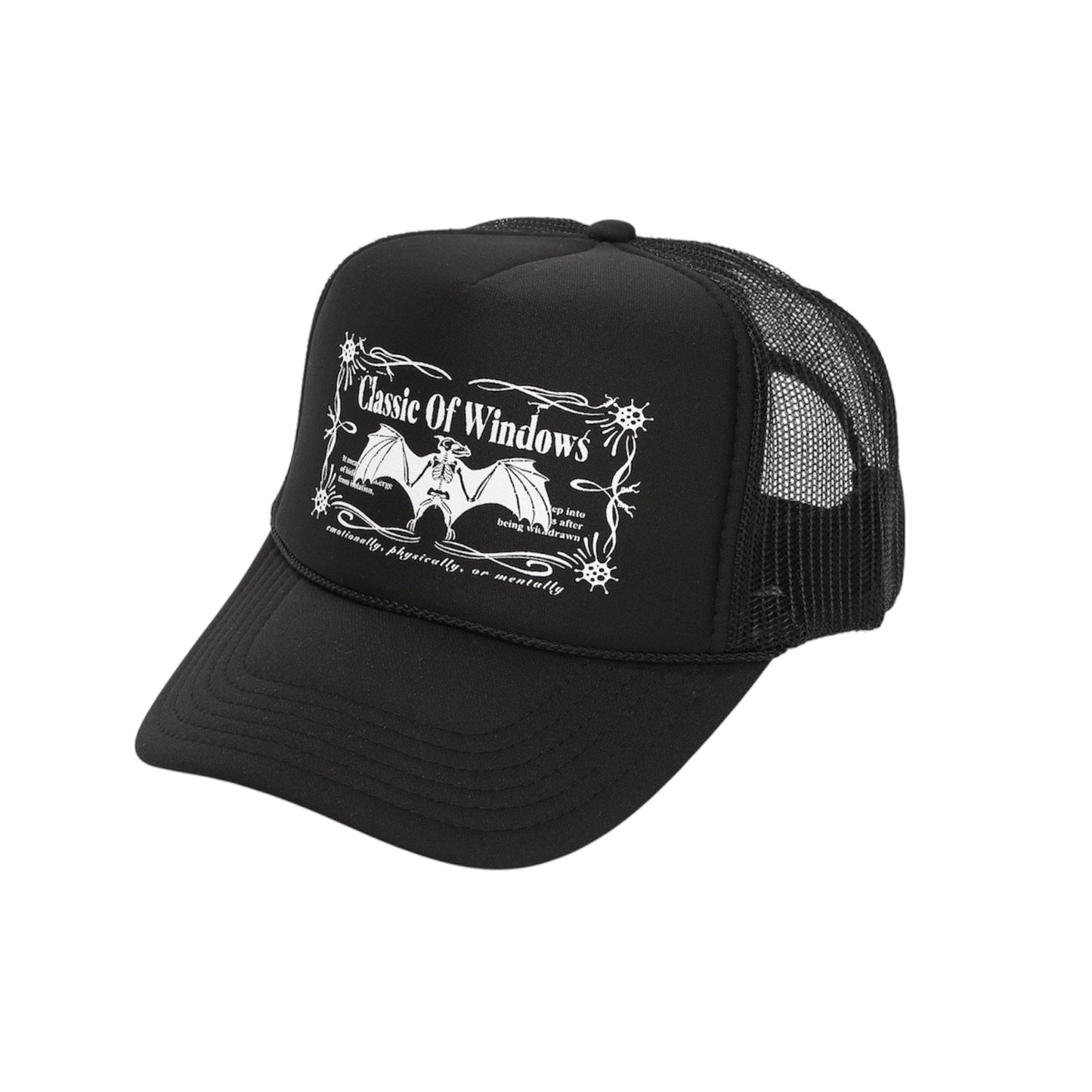 BAT MESH CAP BLACK