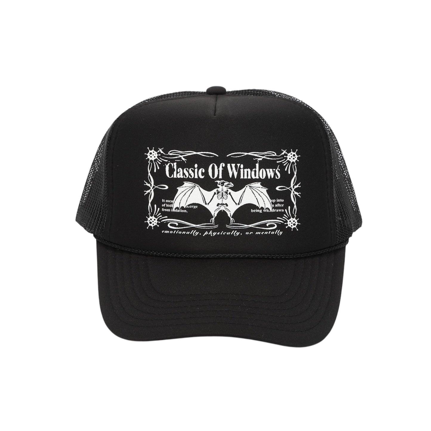 BAT MESH CAP BLACK