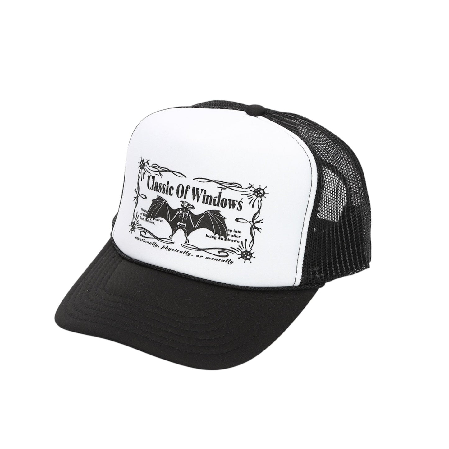 BAT MESH CAP WHITE