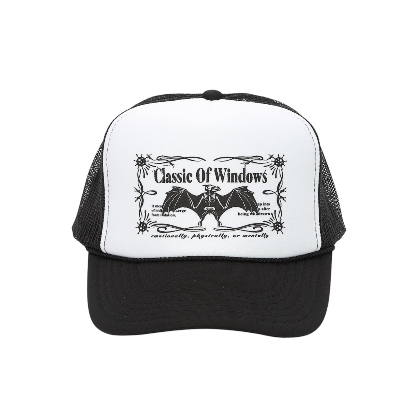 BAT MESH CAP WHITE