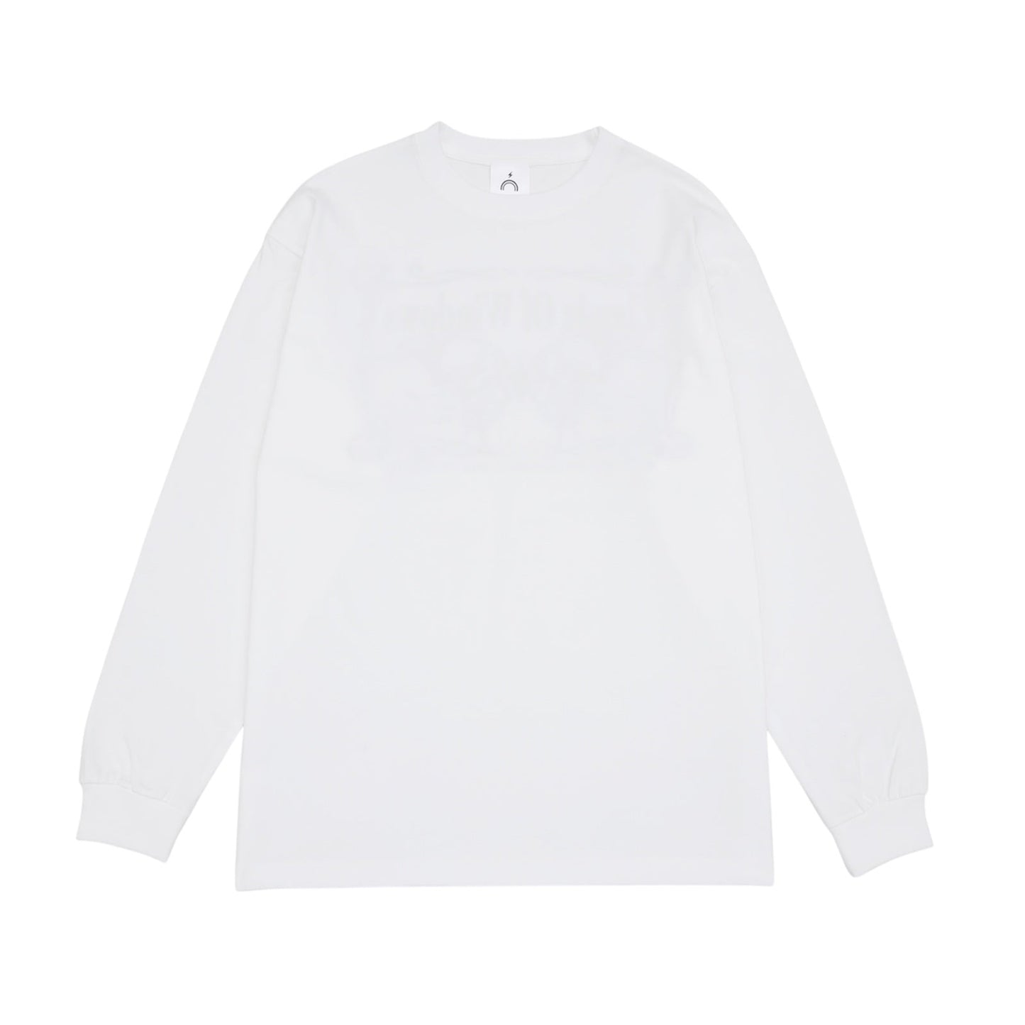 BUTTERFLY LONG SLEEVE T-SHIRT WHITE