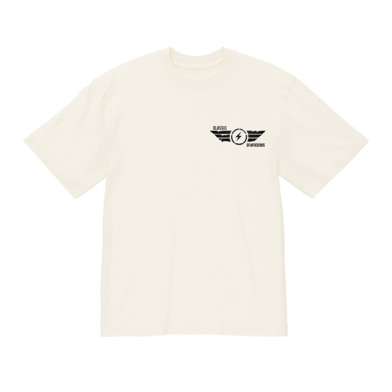 LIGHTNING LOGO TEE IVORY