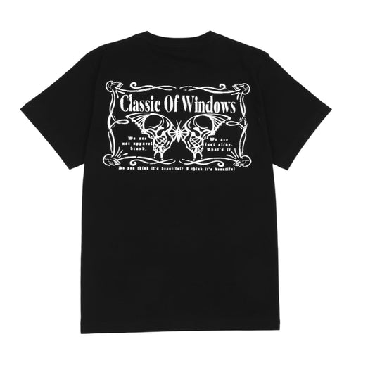 BUTTERFLY SHORT SLEEVE T-SHIRT BLACK