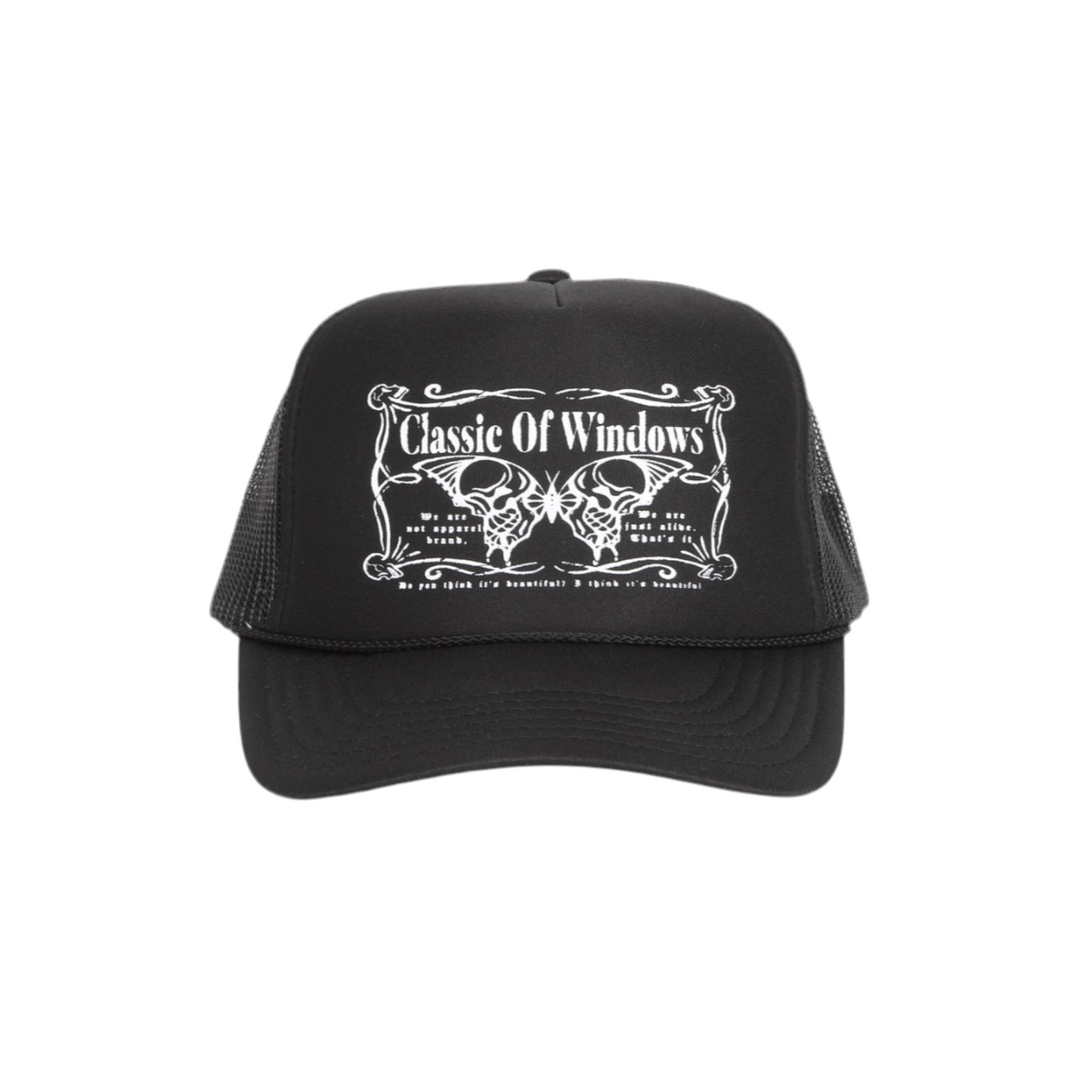 BUTTERFLY MESH CAP BLACK