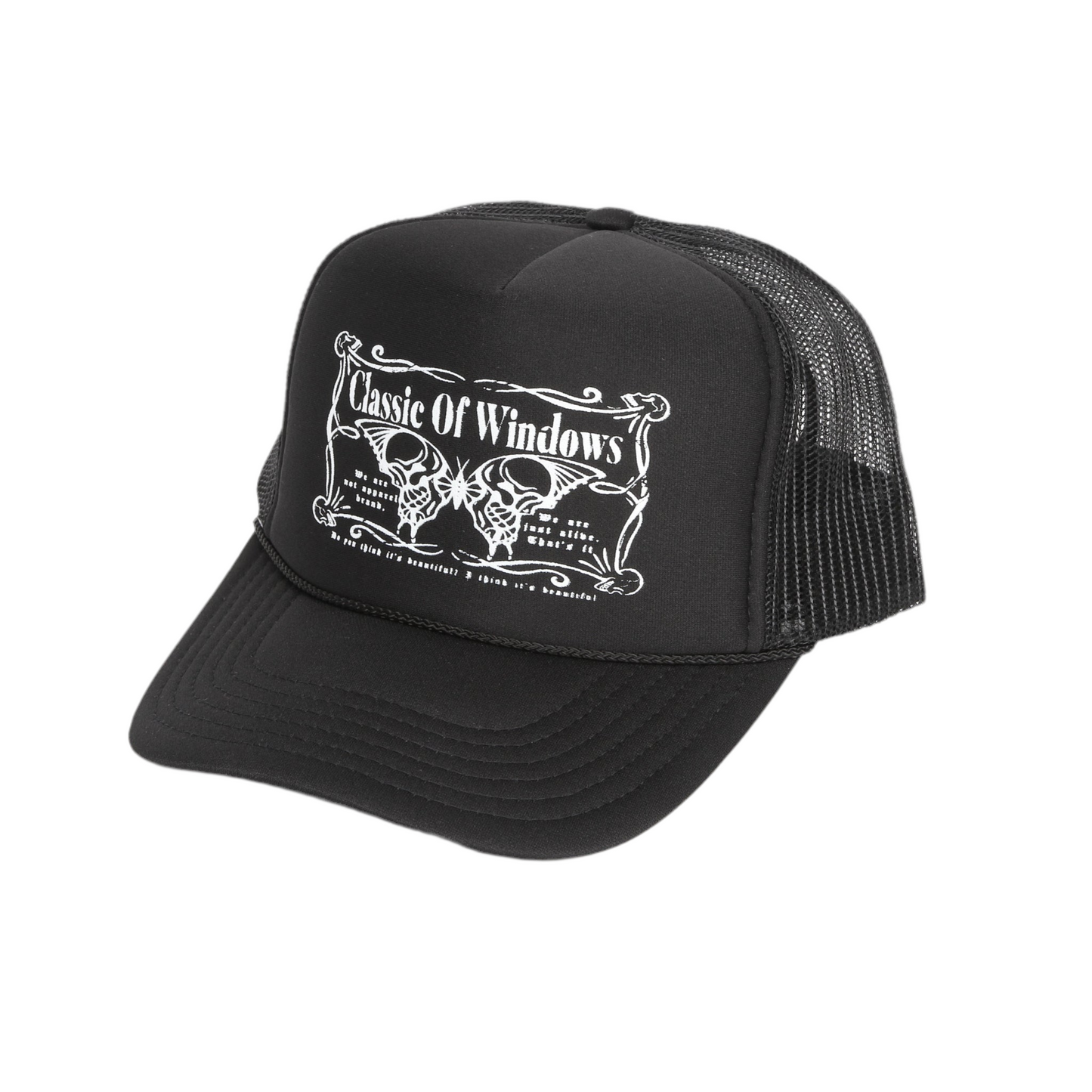 BUTTERFLY MESH CAP BLACK