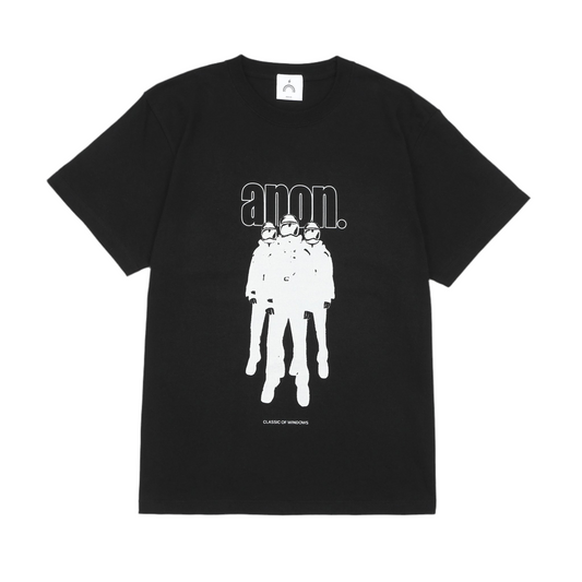 anon. T-SHIRT BLACK