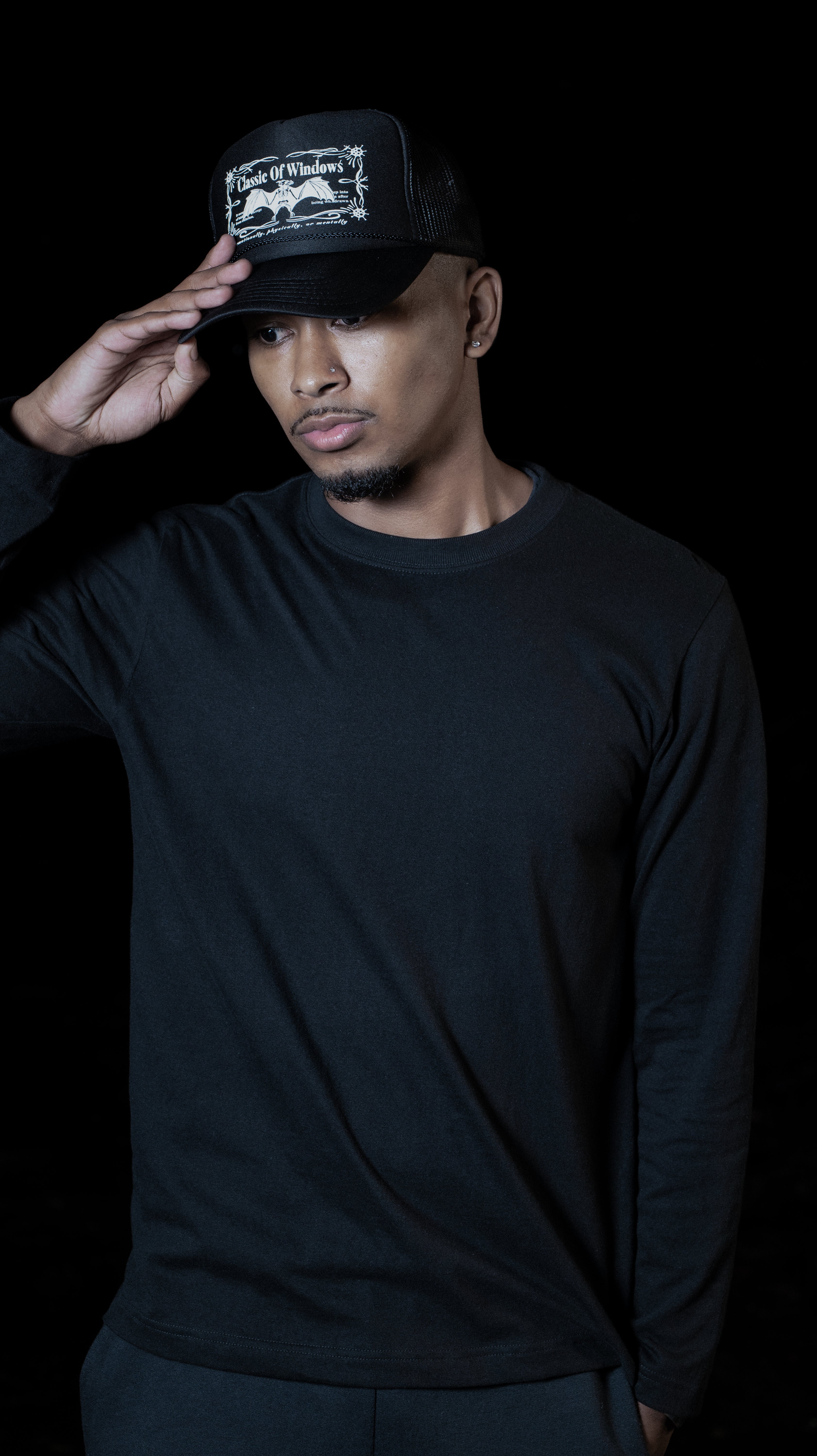 BAT MESH CAP BLACK – Classic Of Windows