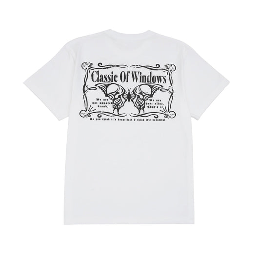 BUTTERFLY SHORT SLEEVE T-SHIRT WHITE