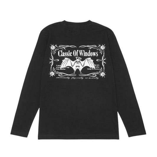 BAT LONG SLEEVE T-SHIRT BLACK