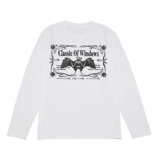 BAT LONG SLEEVE T-SHIRT WHITE
