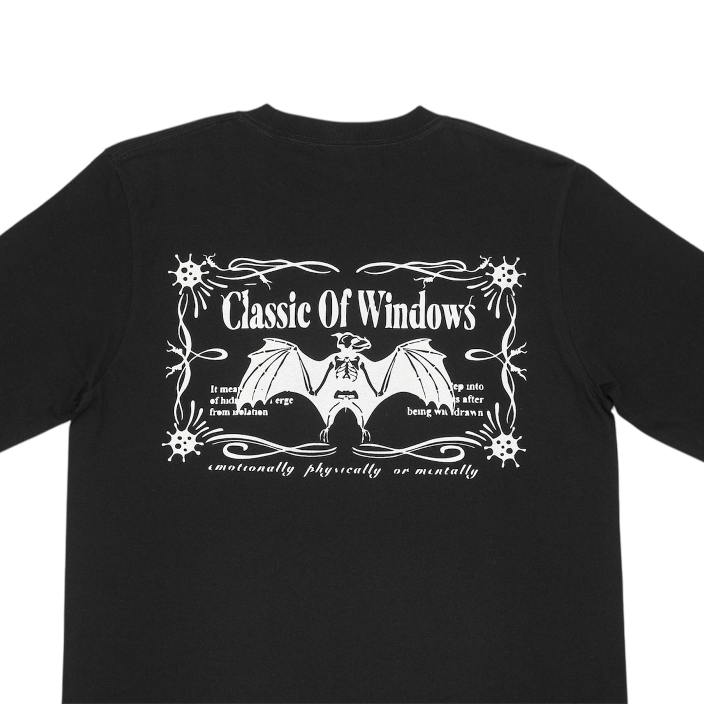 BAT LONG SLEEVE T-SHIRT BLACK