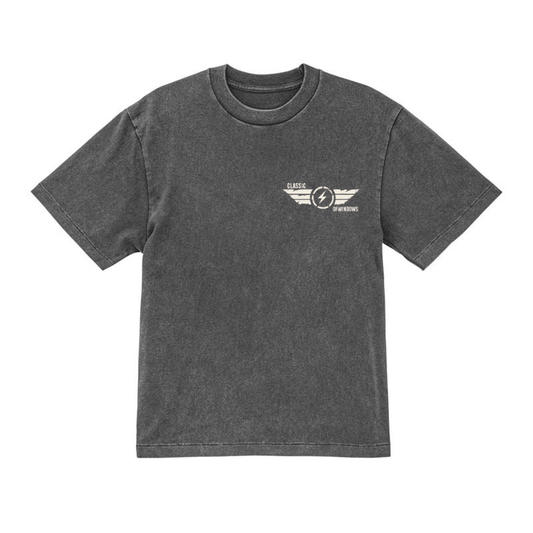 LIGHNING LOGO TEE BLACK
