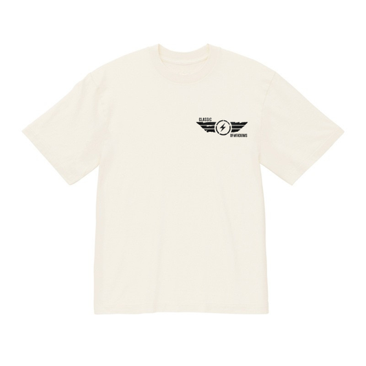 LIGHTNING LOGO TEE IVORY